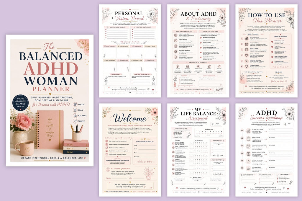 The Balanced Adhd Woman Planner