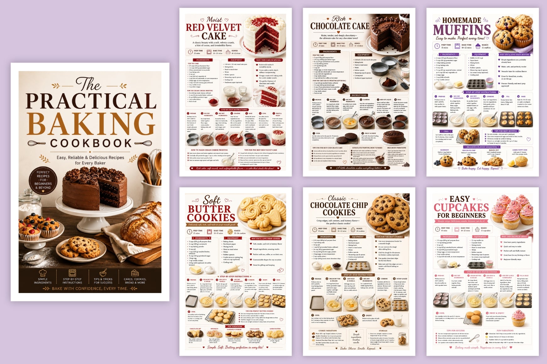 The Practical Baking Cookbook Book