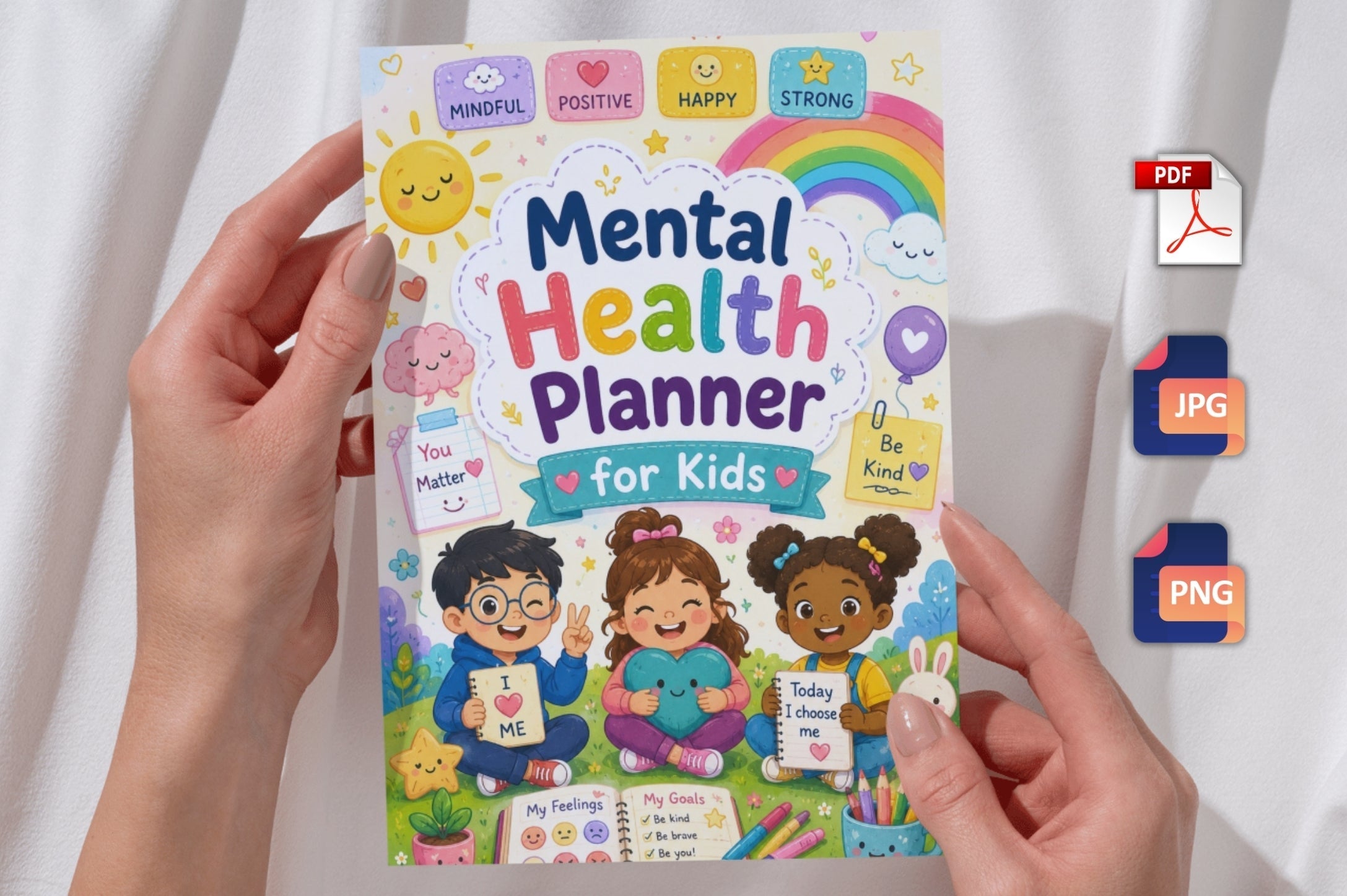Mental Health For Kids Planner