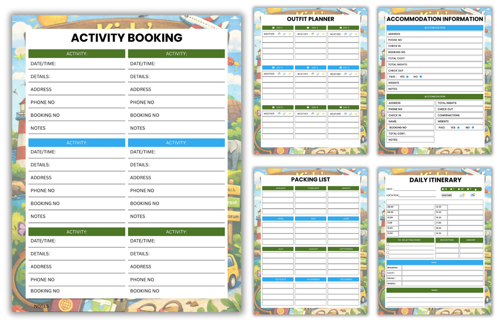 Kids Travel Journal