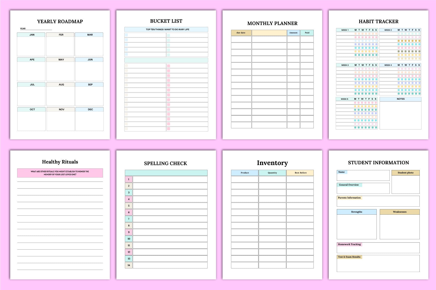 Home Management Planner
