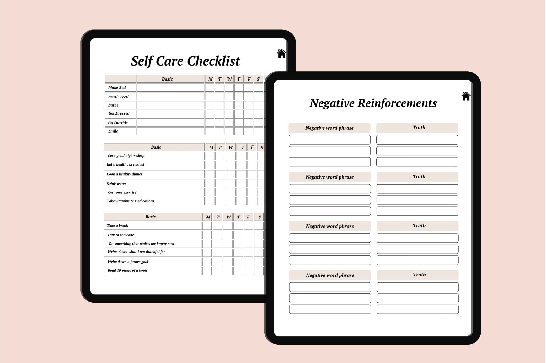 Self Confidence Planner