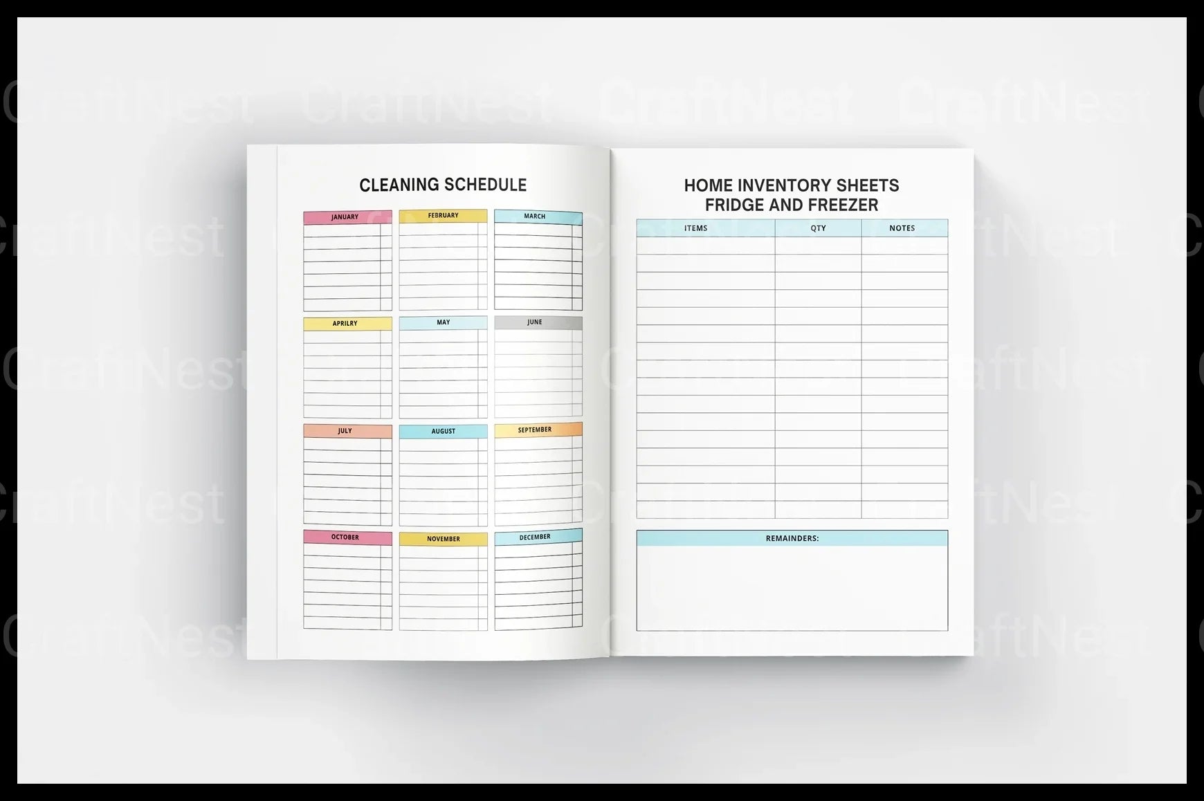 Effective ADHD Cleaning and Organization Tips home organization planner pages