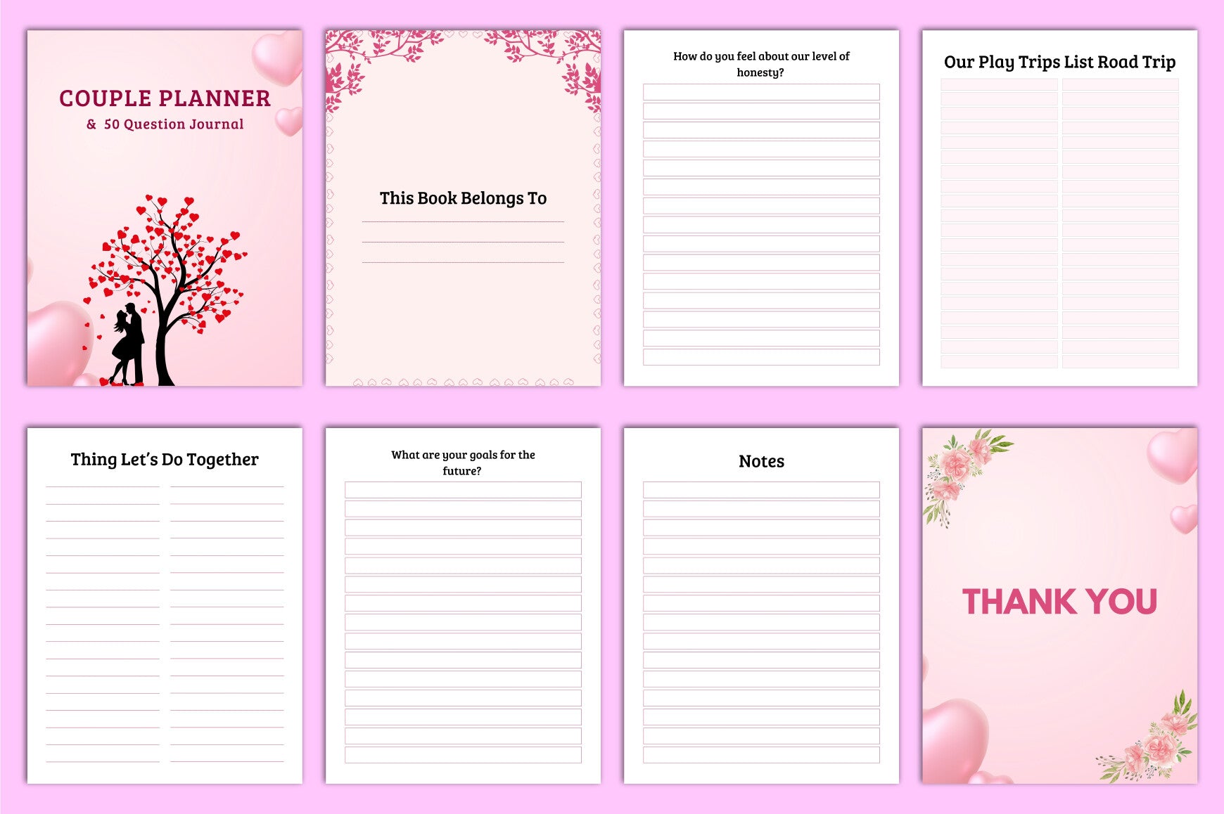 Couple's 50 Question Planner