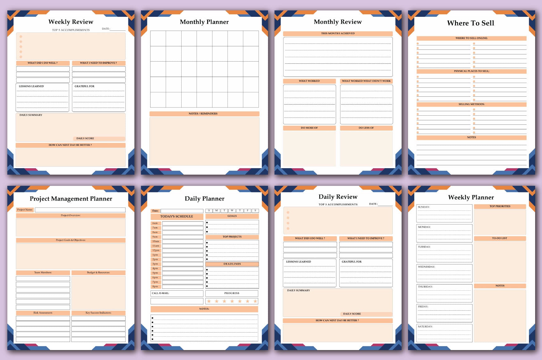 Project Management System Planner