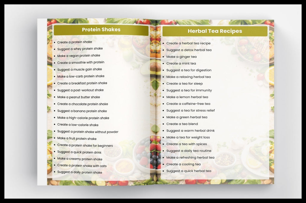 Healthy Cooking Prompts