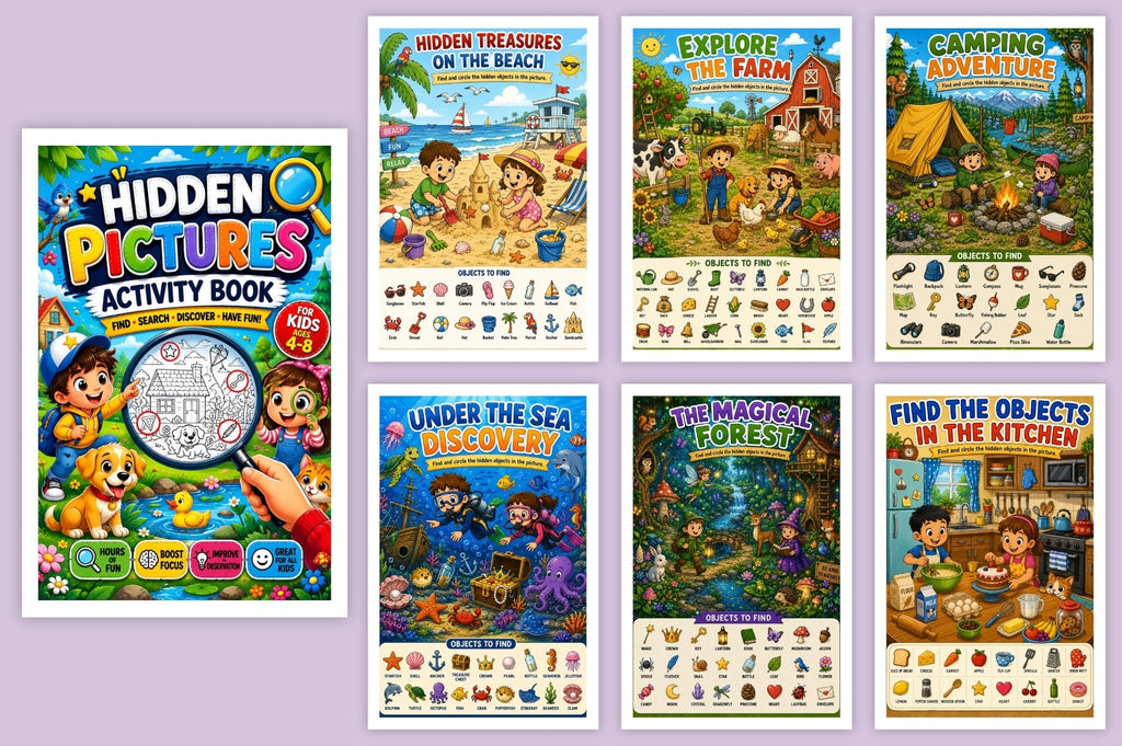 Hidden Pictures Activity Book