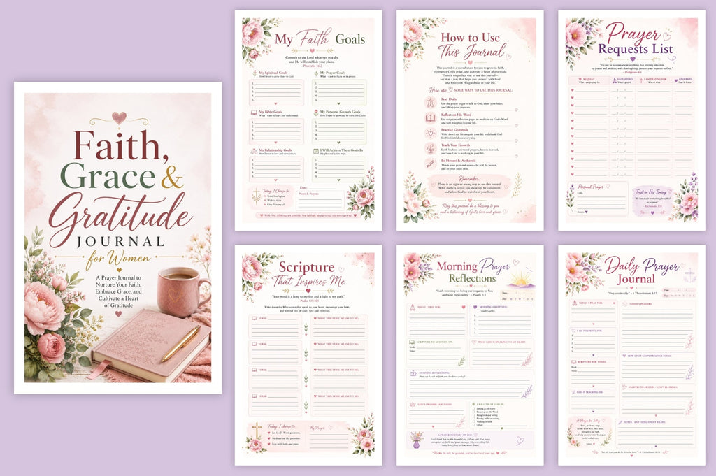 Faith Grace Gratitude For Women Journal