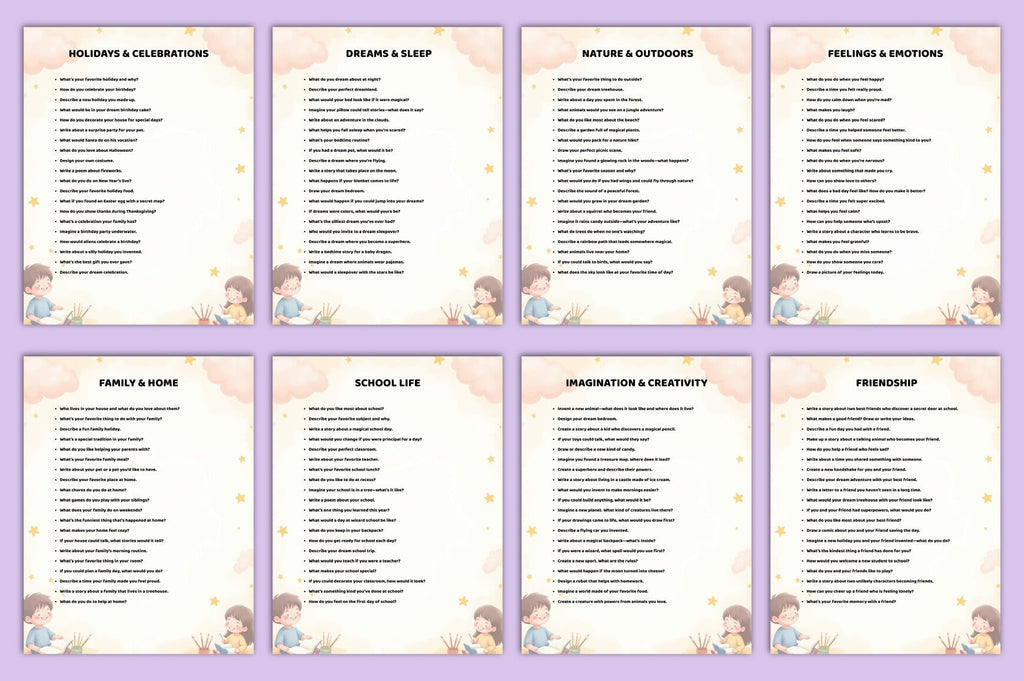 Drawing Prompts for Kids