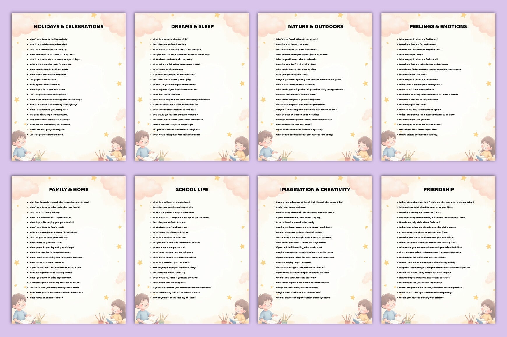 Drawing Prompts for Kids