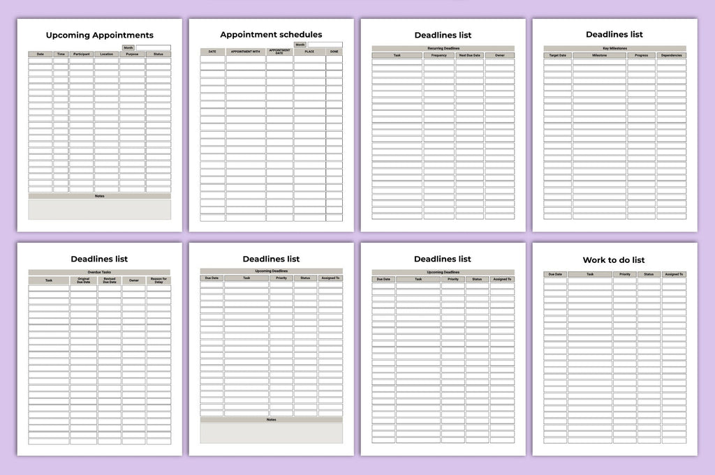 Work Office Planner