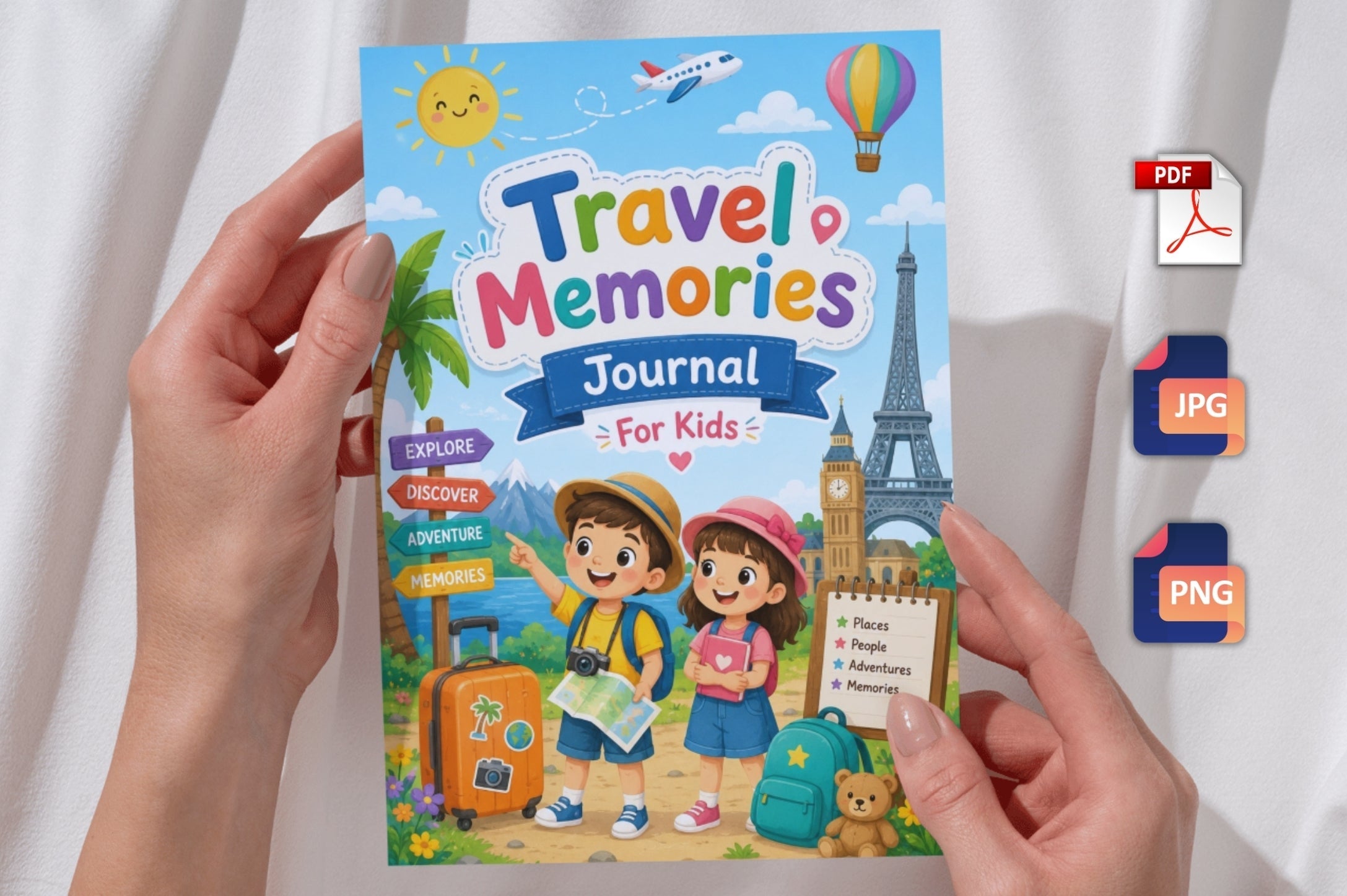 Travel Memories For Kids Journal