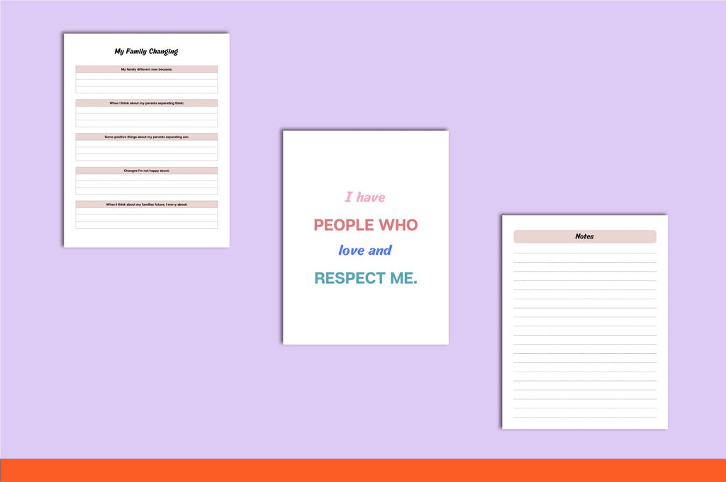Coping With Divorce: Kids Planner