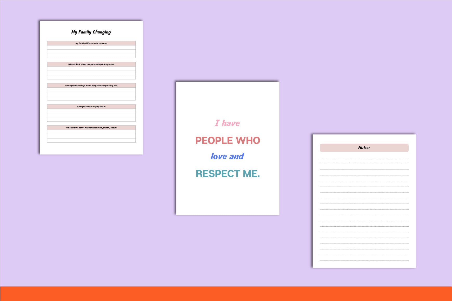Coping With Divorce: Kids Planner