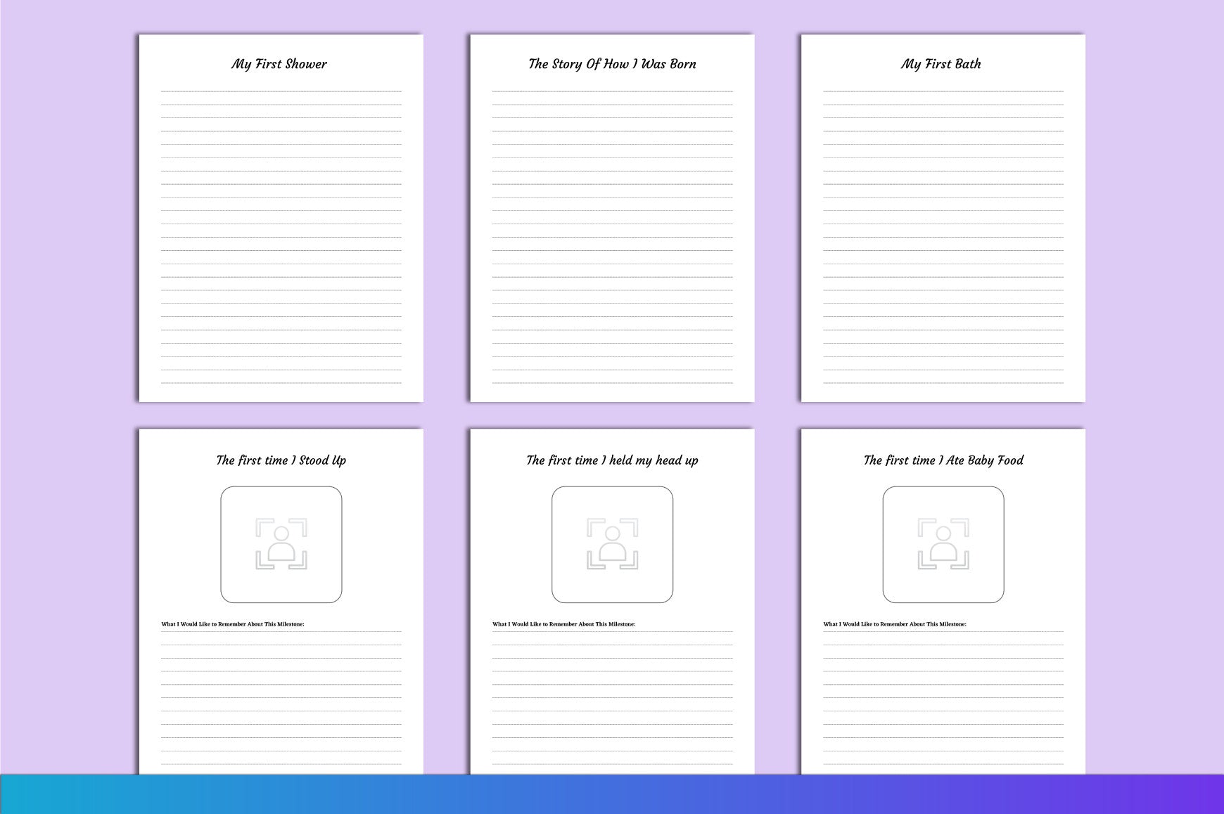 Baby Memory Journal