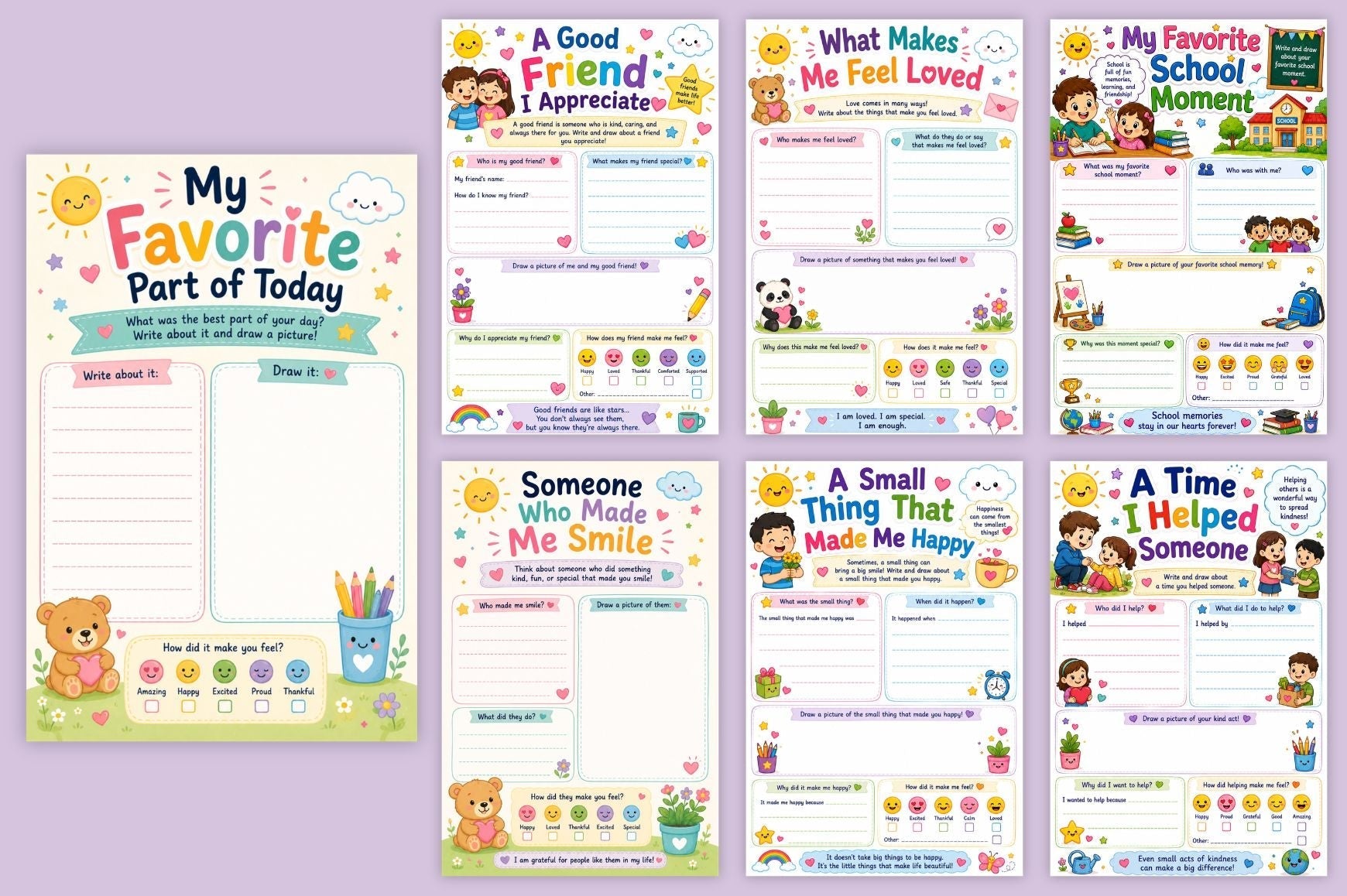 Gratitude For Kids Journal