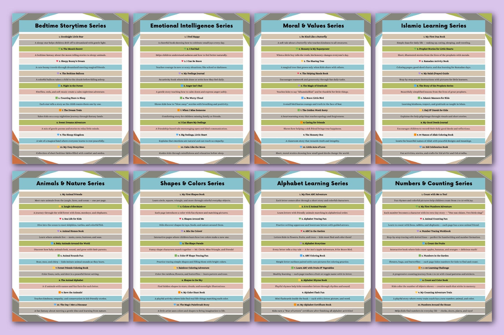 Kids World Niche Series Planner