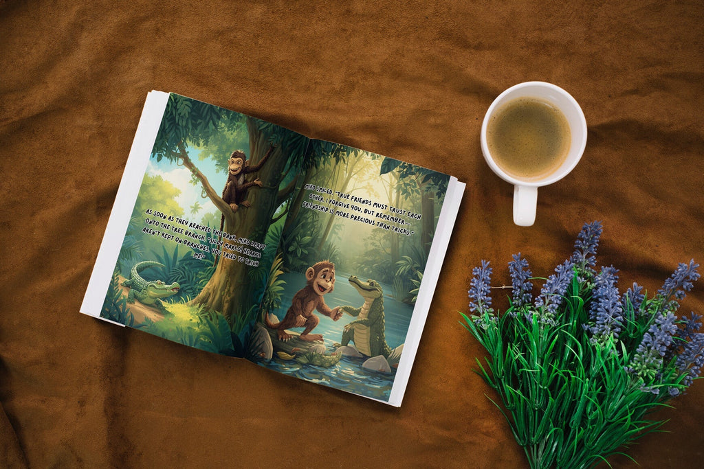 The Monkey and the Crocodile Book