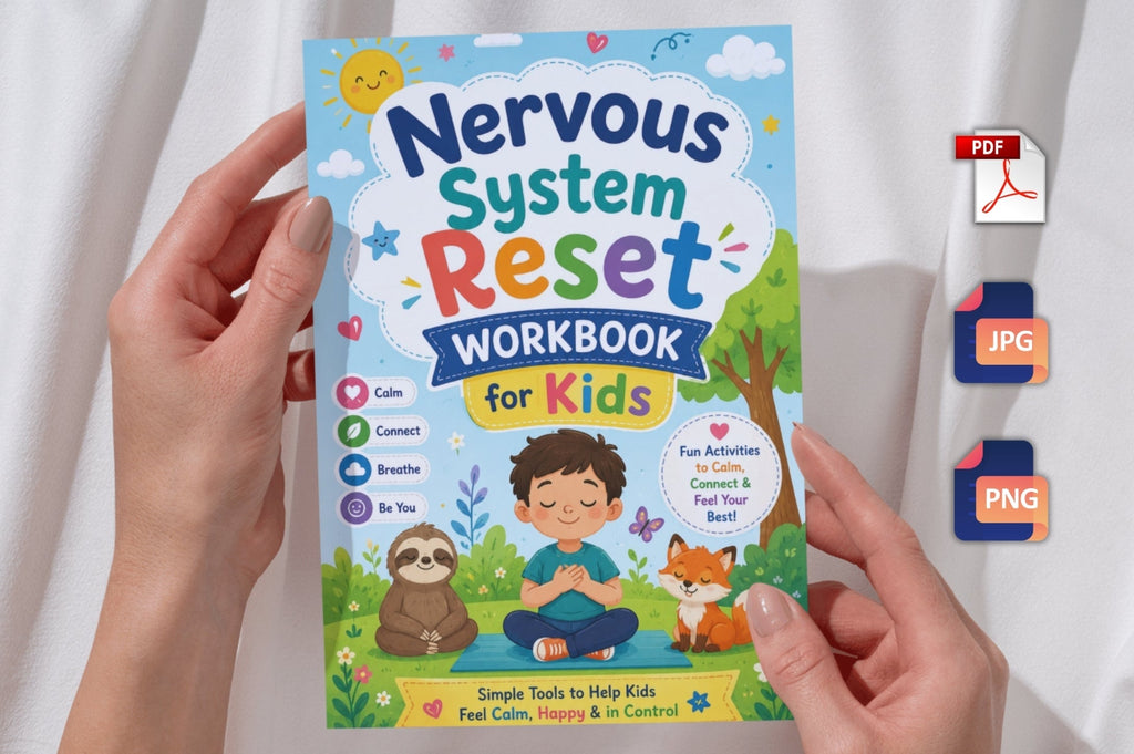 Nervous System Reset For Kids Workbook