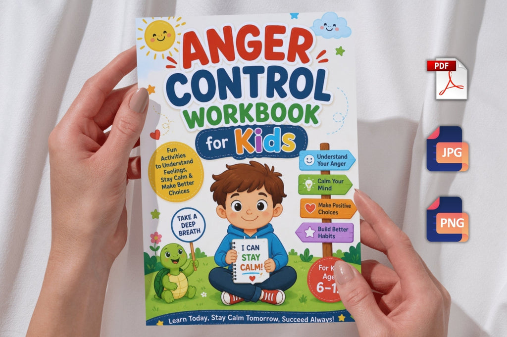 Anger Control For Kids Workbook
