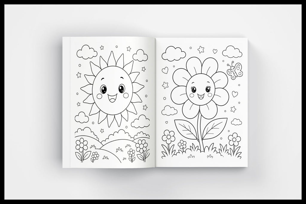 Relaxing Coloring For Kids Book