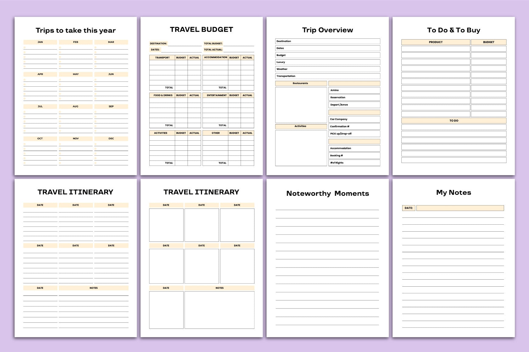 Travel Planner Guide