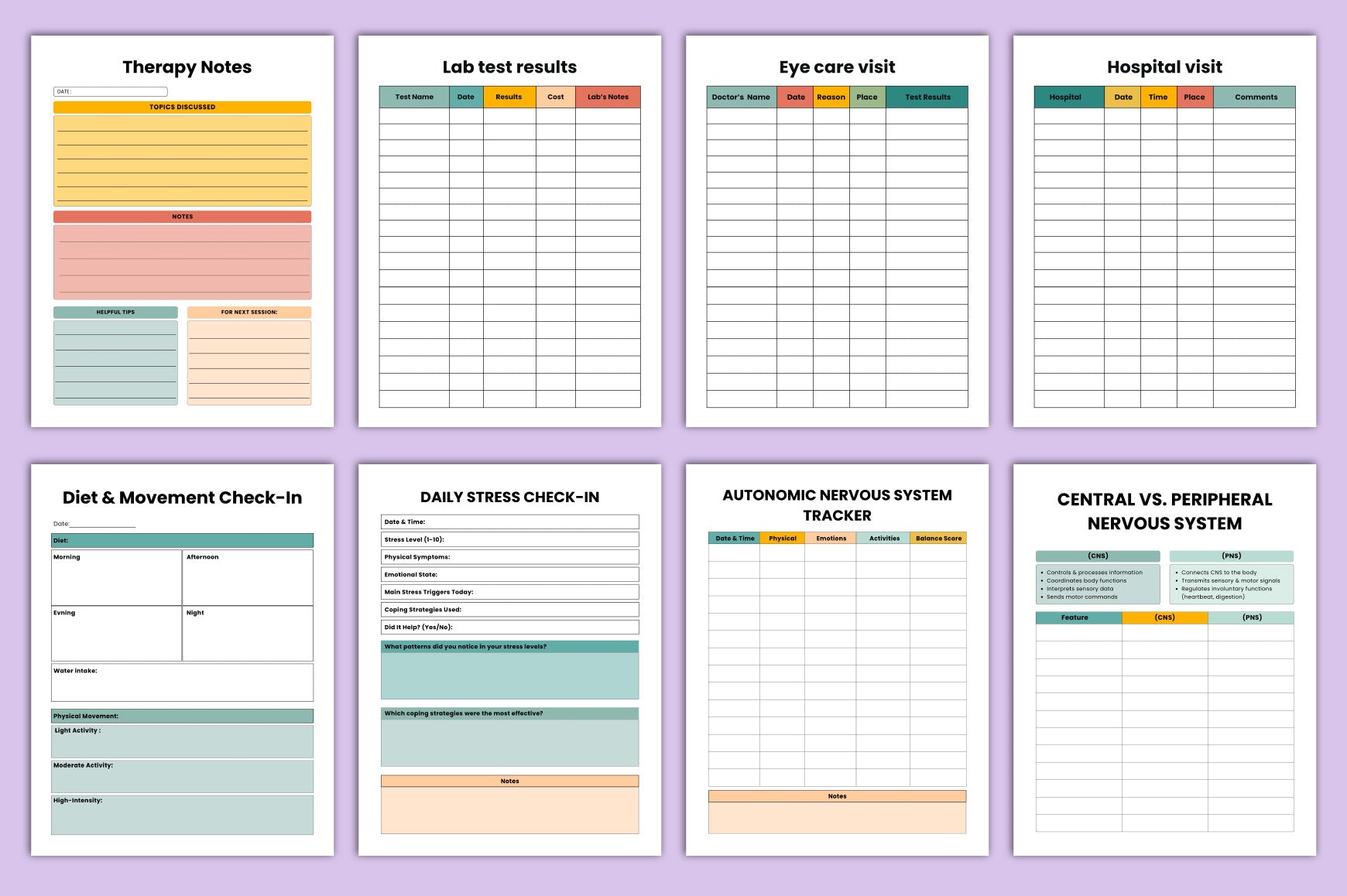 Nervous System Therapy Workbook