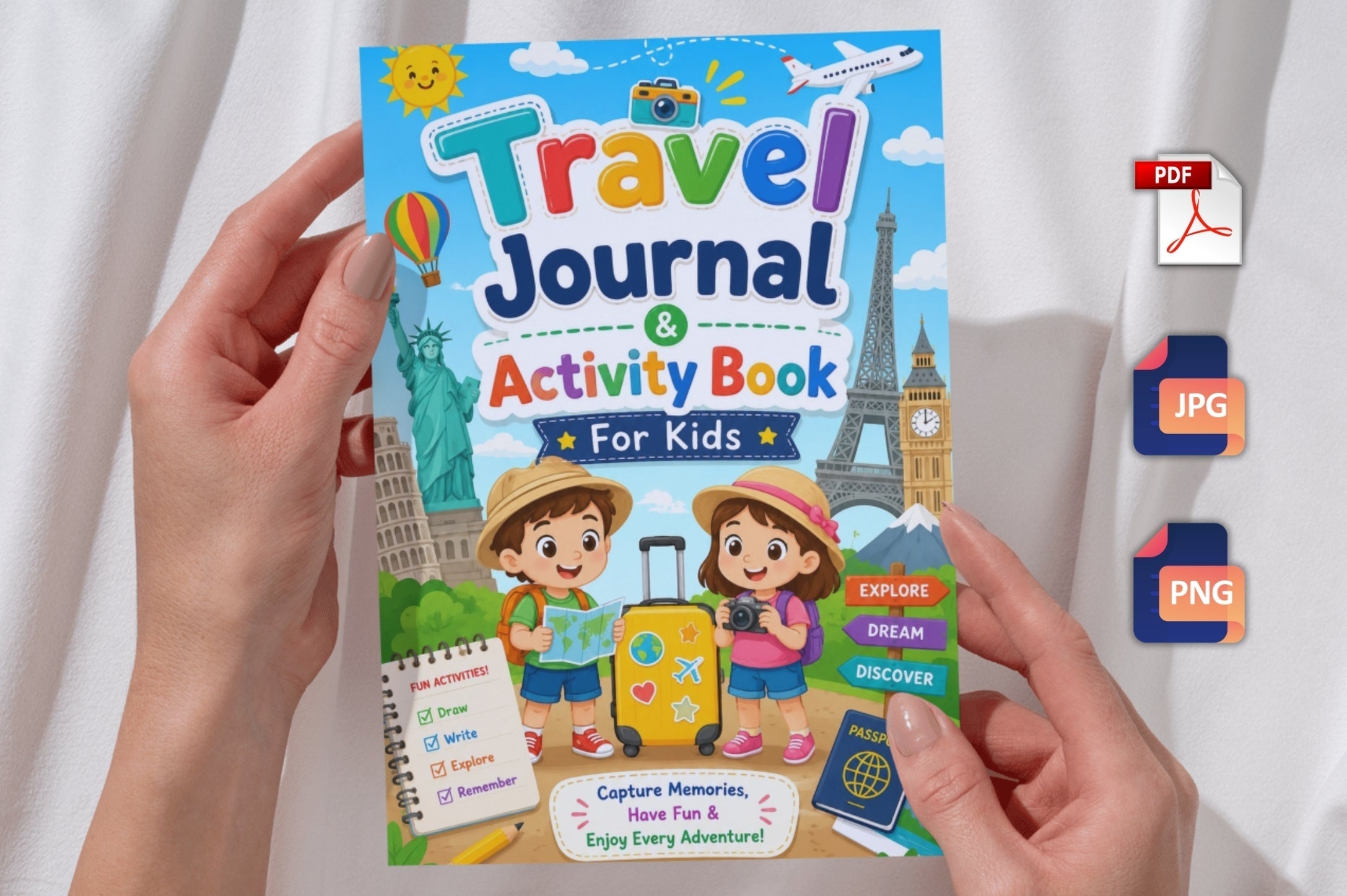 Travel Activity For Kids Journal