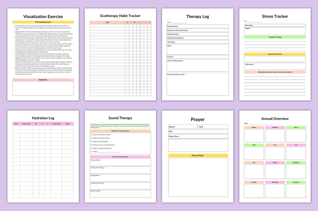 Ecotherapy Planner