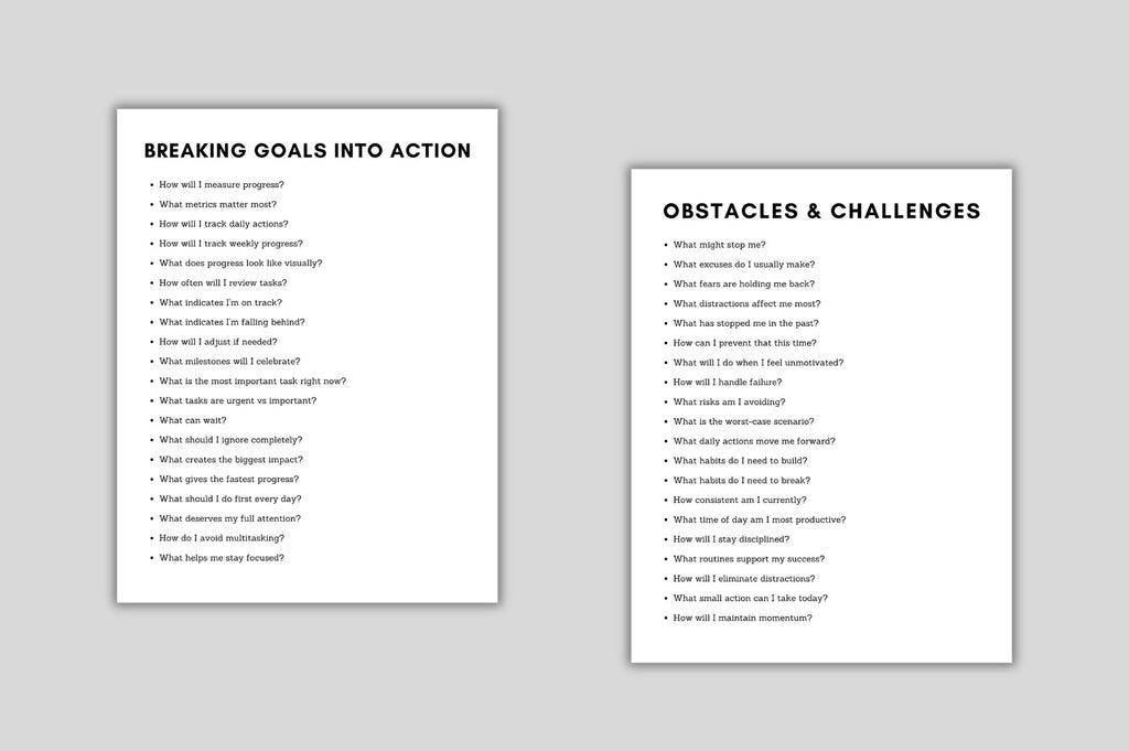 Goal Setting Prompts