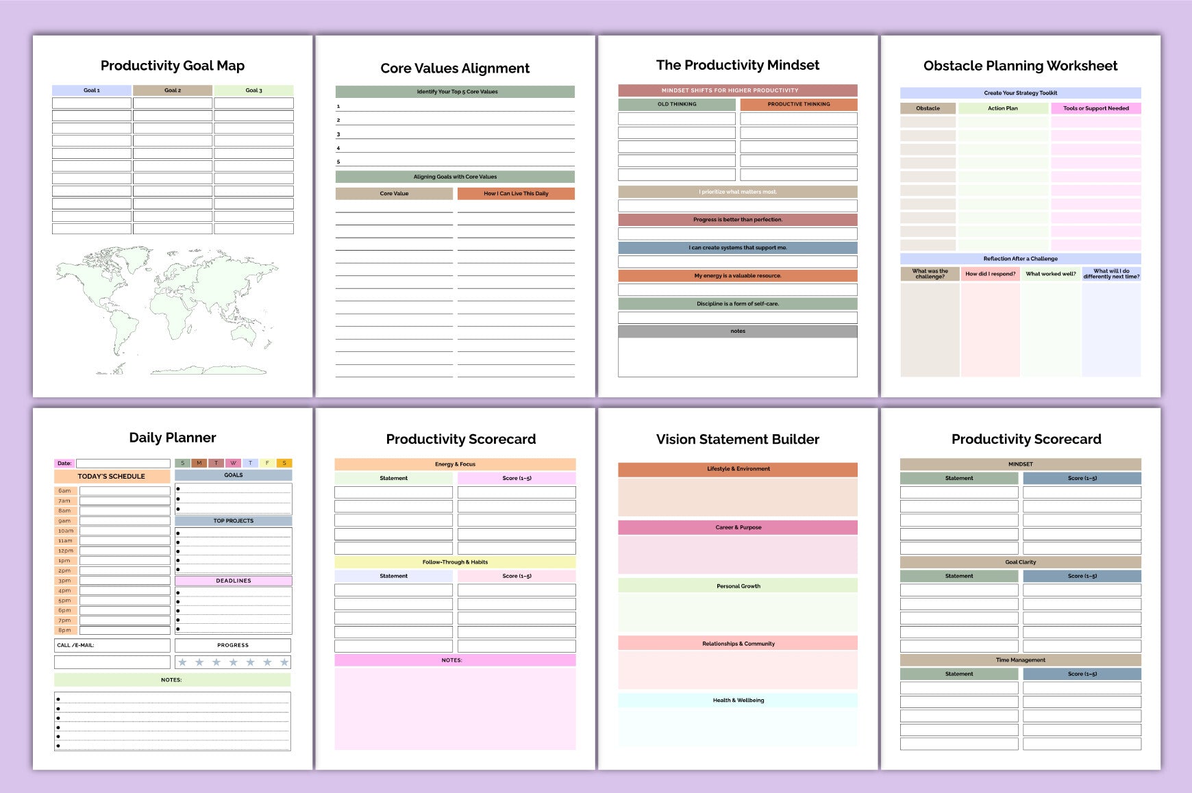 The Productivity Playbook Planner