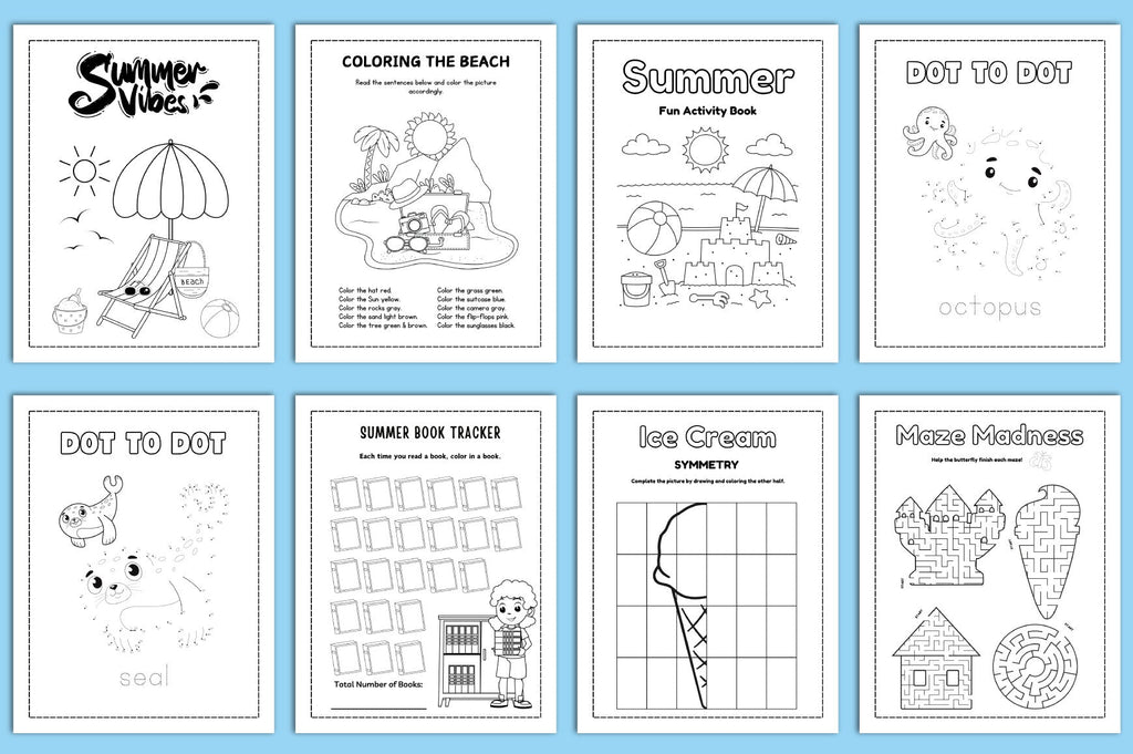 Summer Kids Planner