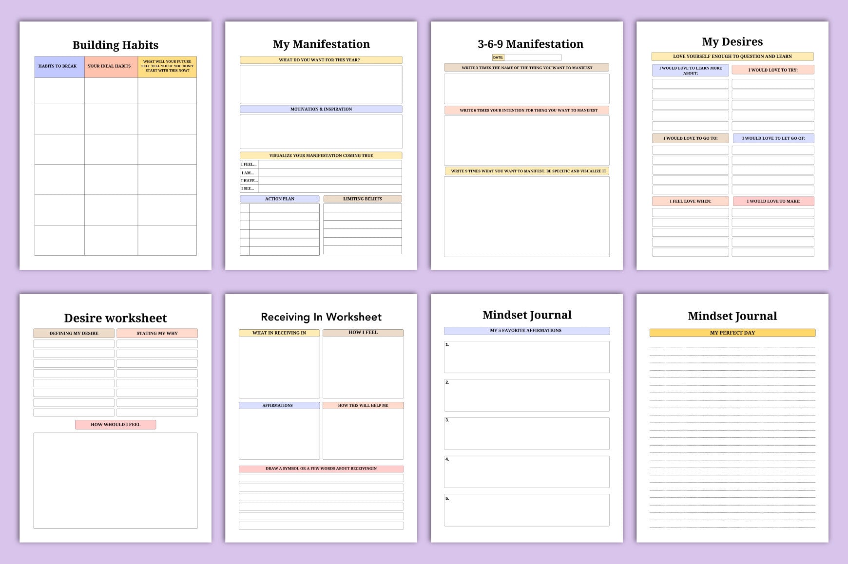 Law of Attraction Planner