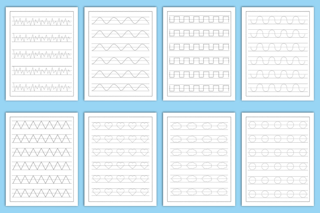 Learning to Trace: Children's Activity Workbook