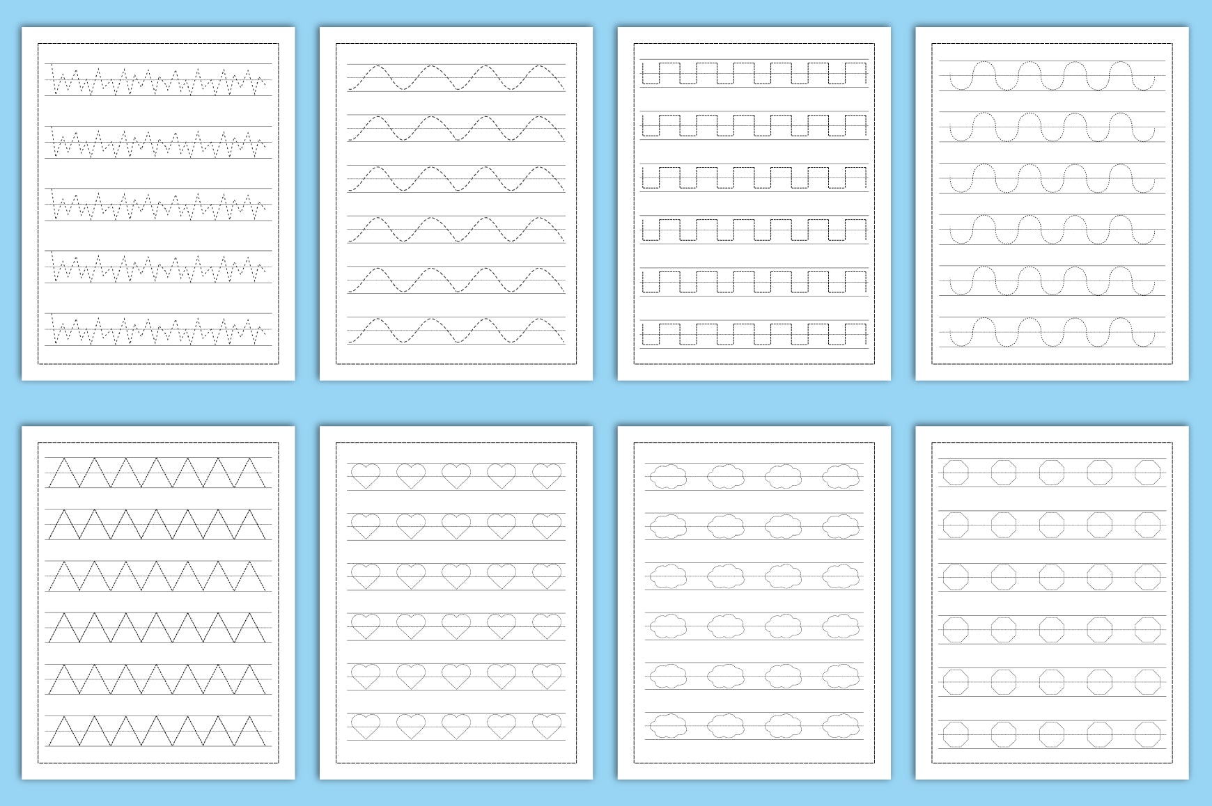 Learning to Trace: Children's Activity Workbook