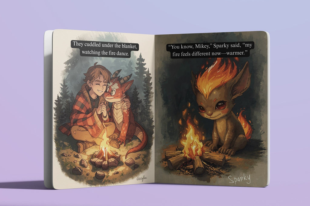 Mikey and the Dragon's Lost Fire Book