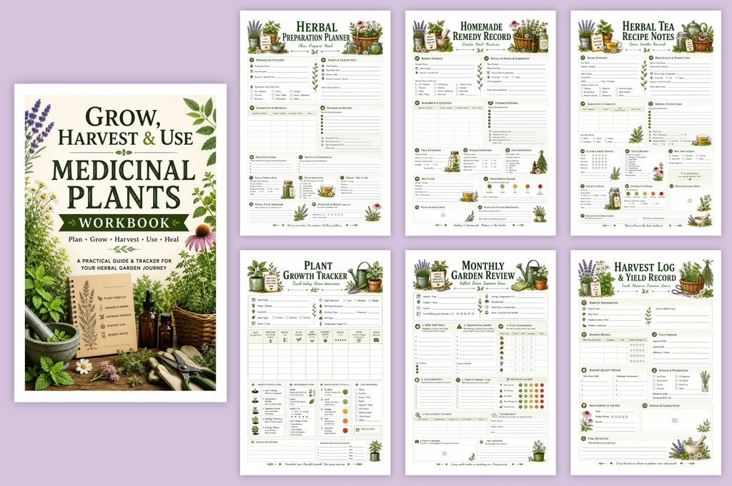 Grow Harvest Medicinal Plants Workbook