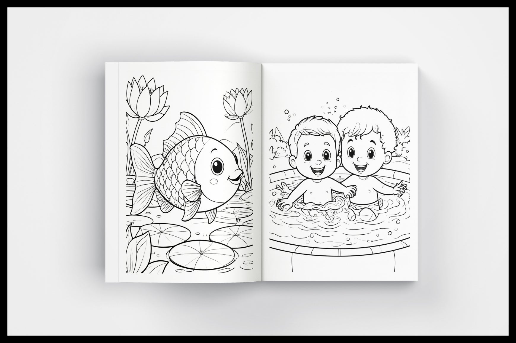 Summer Fun Coloring Book for Kids