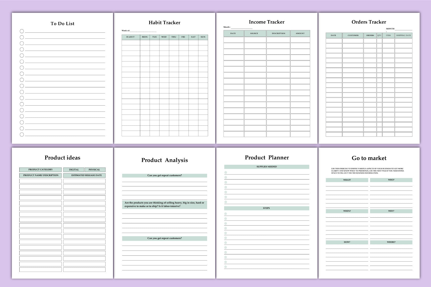 Project Management Planner