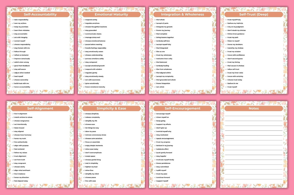 Daily Self-Love Writing Prompts