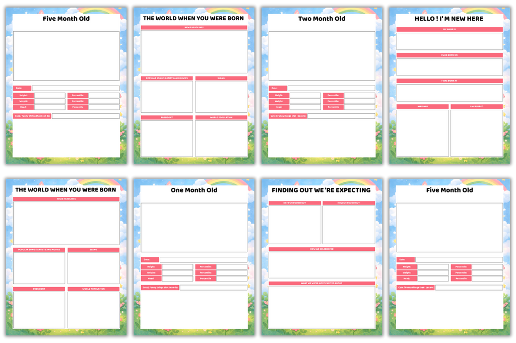 My Baby Sweet Memories Workbook