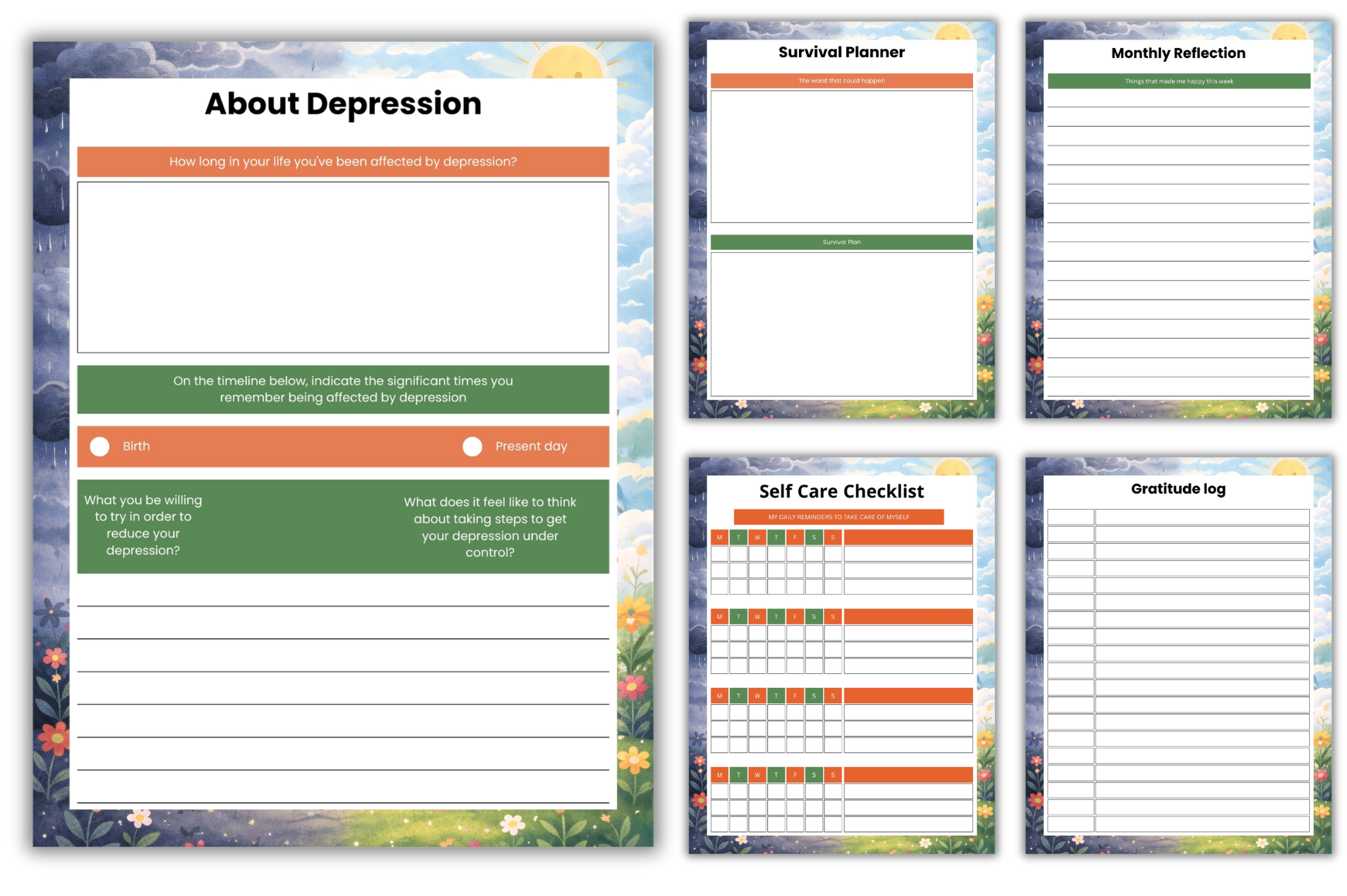 Anxiety and Depression Workbooks