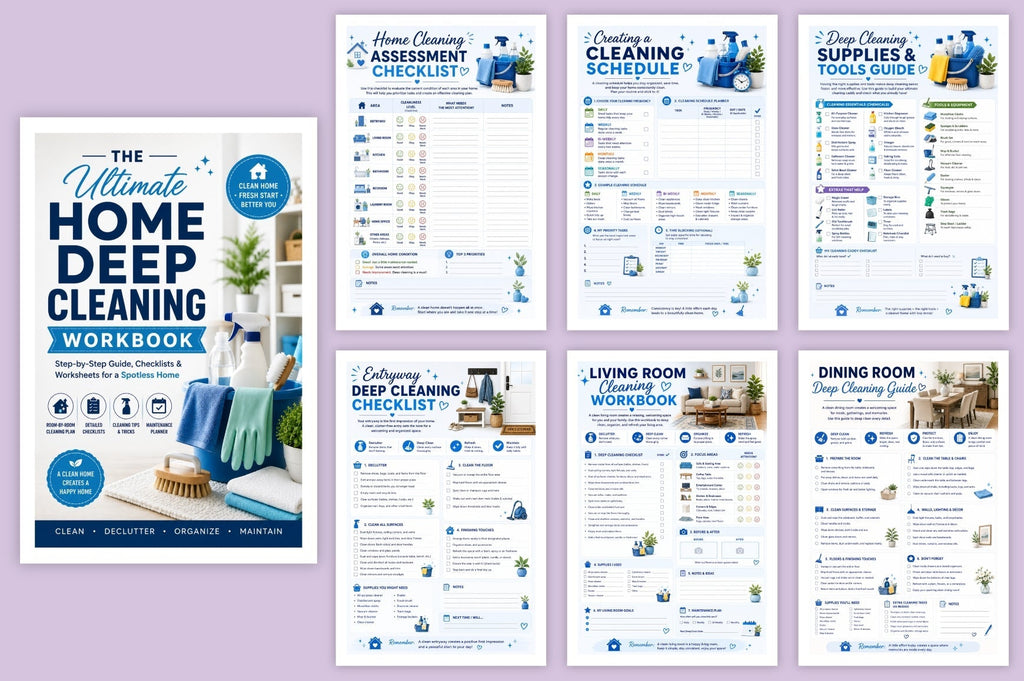 The Ultimate Home Deep Cleaning Workbook