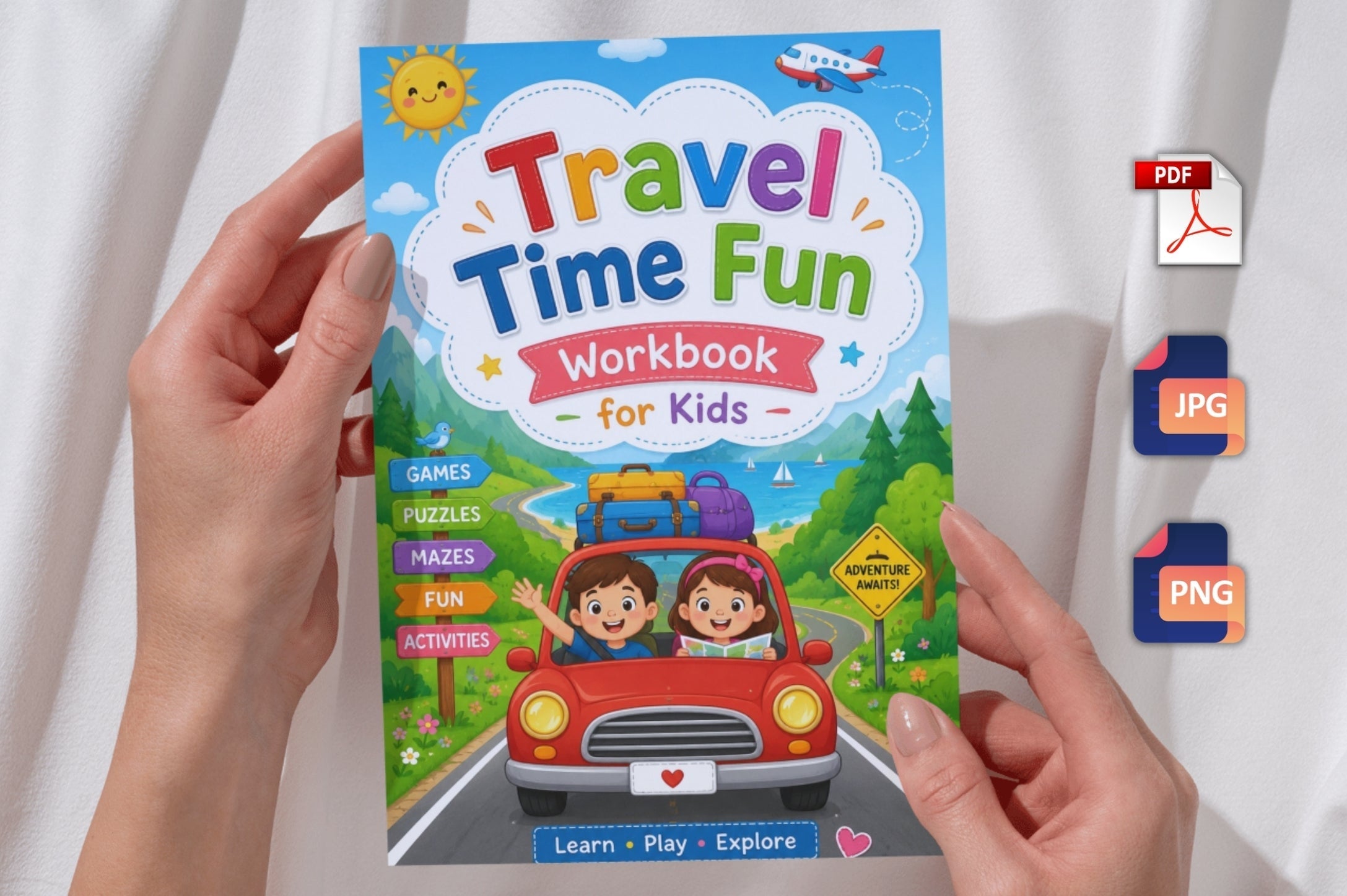 Travel Time Fun For Kids Workbook