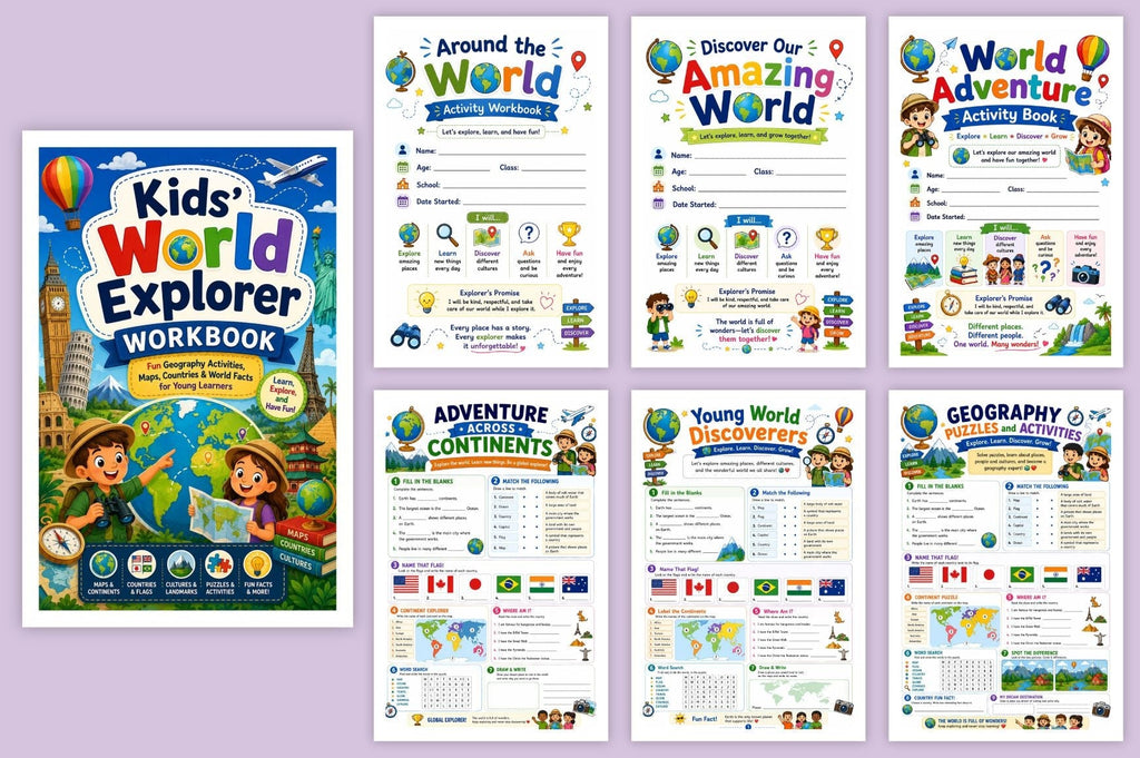 Kids World Explorer Workbook