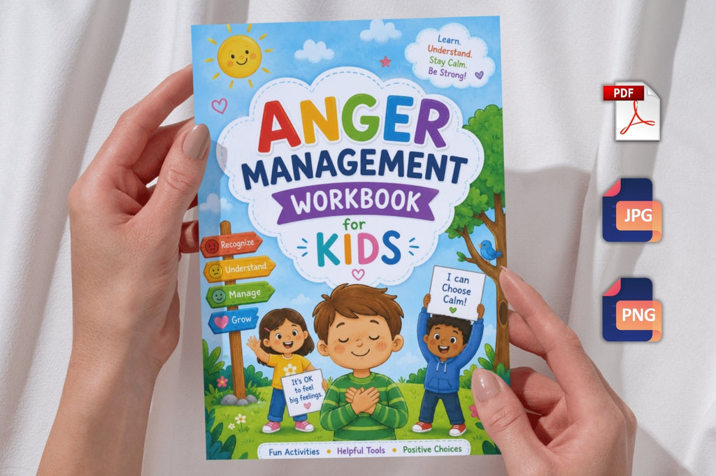 Anger Management For Kids Workbook