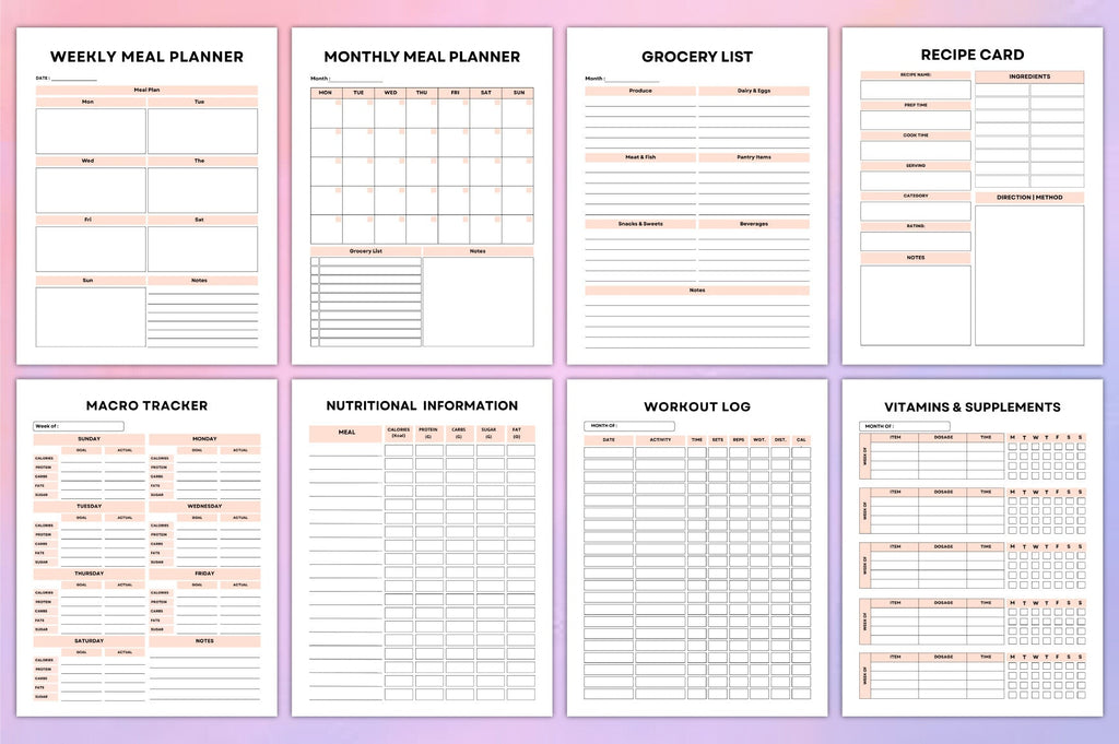 Fitness Meal Planner