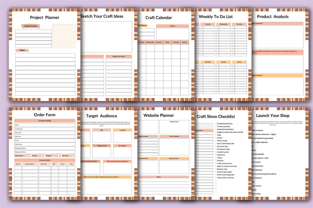 Craft Business Planner: Essential Planning Tool