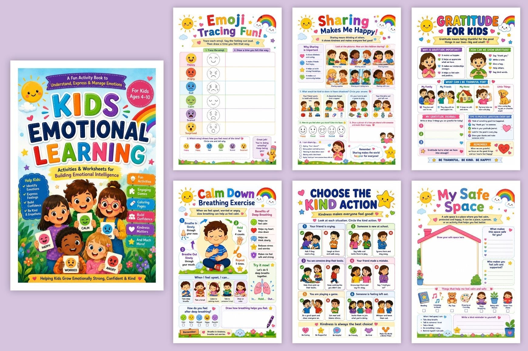 Kids Emotional Learning Book