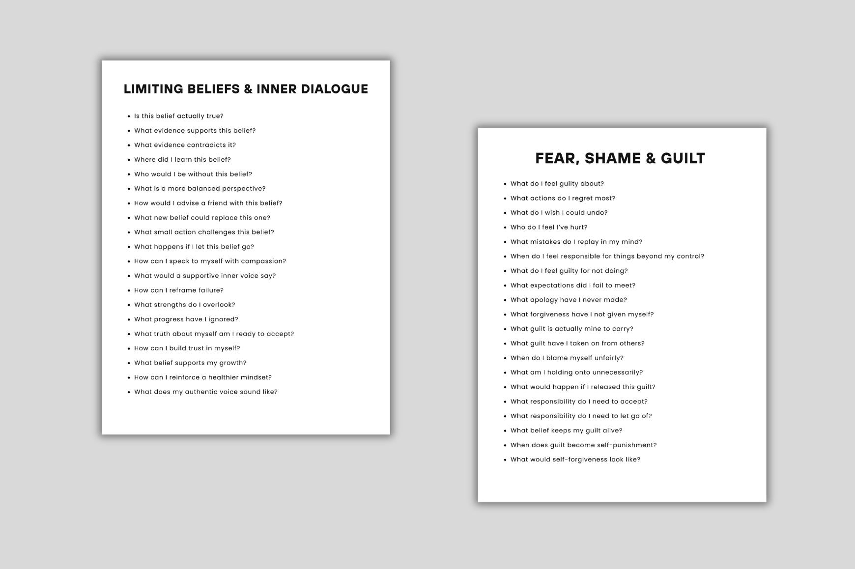 Shadow Work Prompts